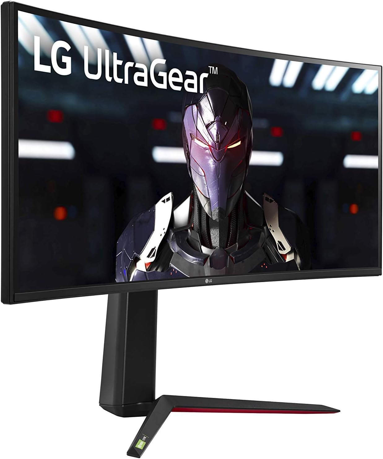 LG 34GN850-B 34-Inch Ultragear Curved QHD 3440x1440 IPS 144Hz HDR G-SYNC Compatible Gaming Monitor with Gaming-Focused Features (Renewed)