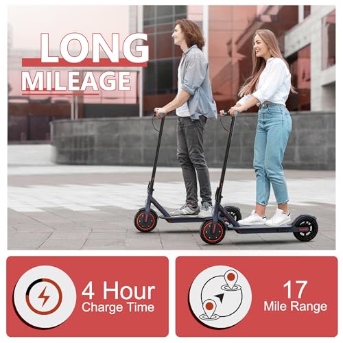 Electric Scooter for Adults, 8.5"/10" Tires, 19/22Mph, 350W/500W Motor, 21-28 Miles Range, Folding E-Scooter with Dual Suspension,APP(V1/SPRO/MAX/PRO)