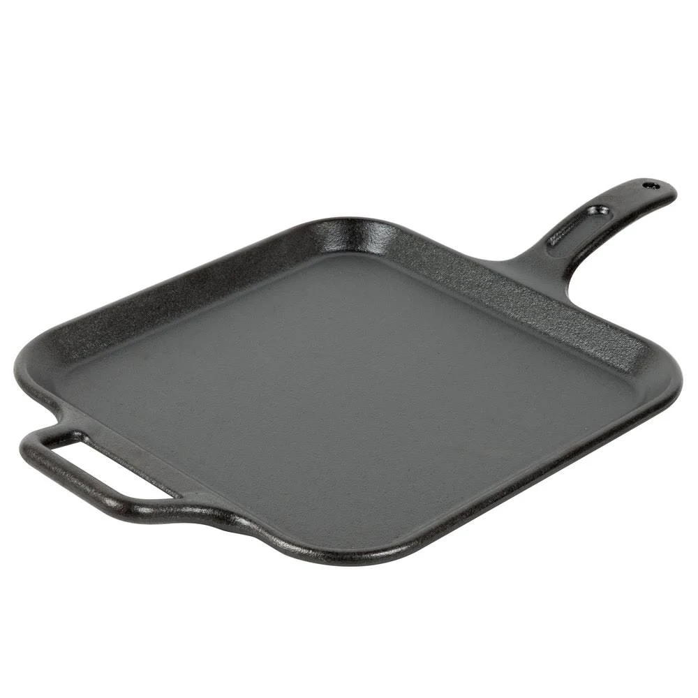 Lodge P12SG3 12x22 Square Cast Iron Griddle