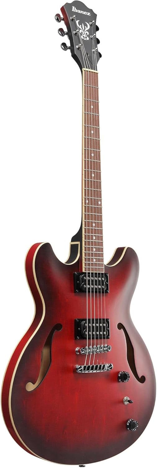 Ibanez AS53 Artcore Semi-Hollow Sunburst Red Flat