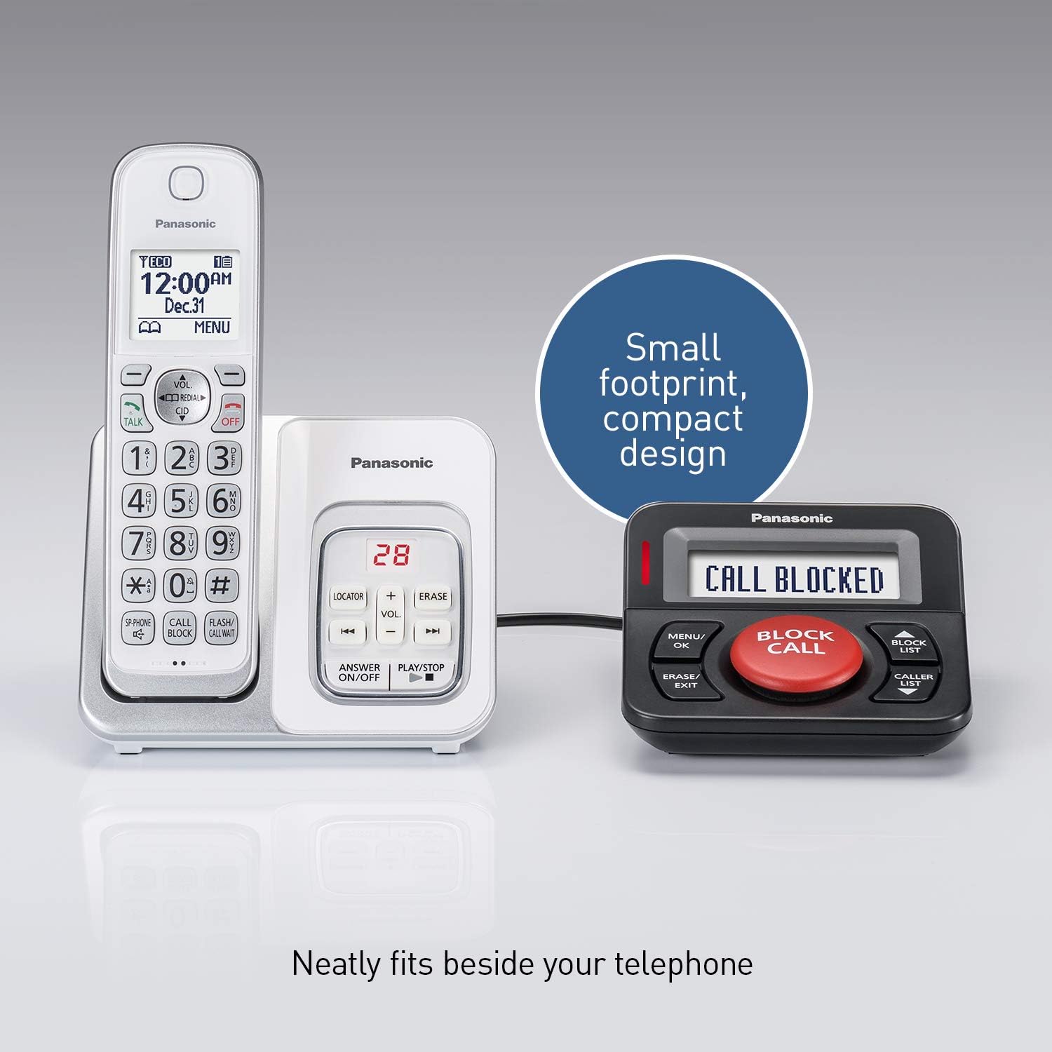 Panasonic Call Blocker for Landline Phones | Home Phone Auto Call Block KX-TGA710B