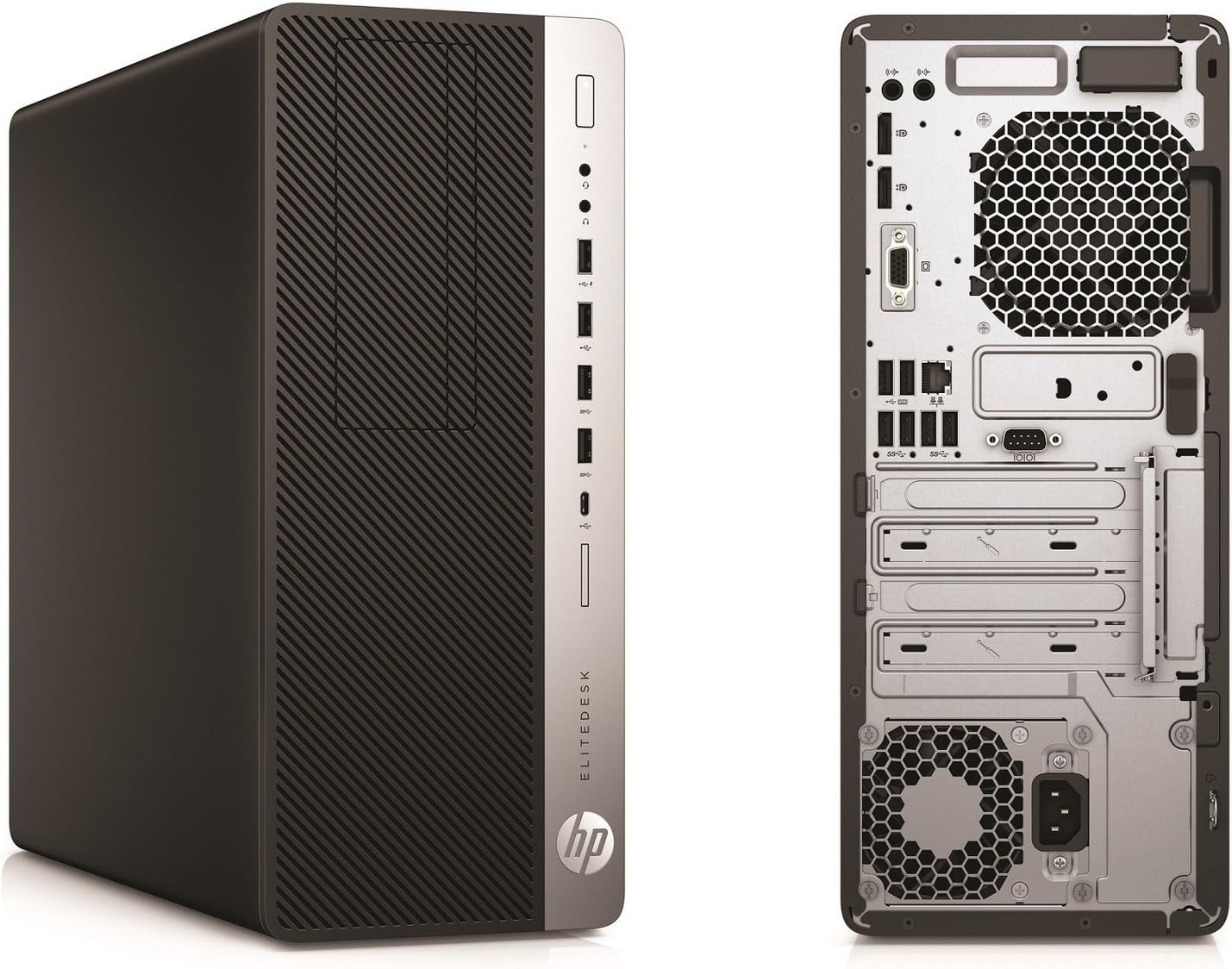 HP EliteDesk 800 G3 Business Desktop Mini Tower, Intel Core i7 6700 3.4Ghz, 32GB DDR4 RAM, 512GB SSD Hard Drive, Windows 10 Pro (Renewed)