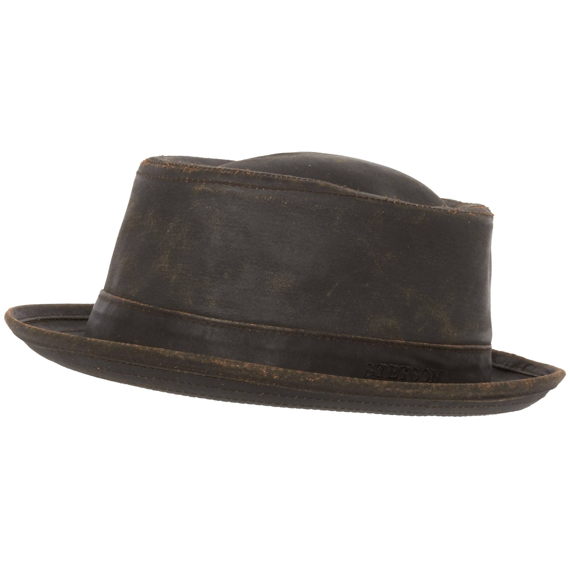 Stetson - Odenton Pork Pie Hat - Brown - XL