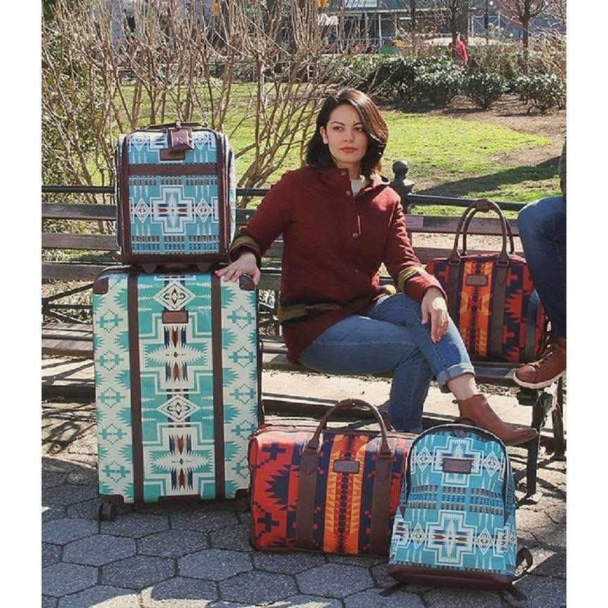 Pendleton Harding Aqua Carry-On Spinner - Harding Aqua