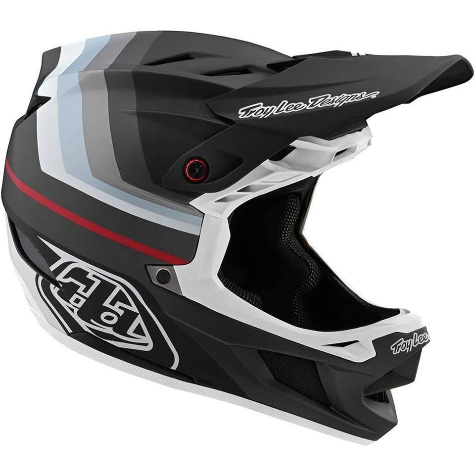 Troy Lee Designs D4 Composite Mirage Helmet - Black-Silver