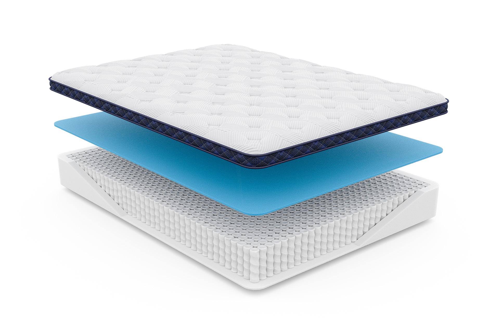 Twin Mattress - Revive Series 5 Twin Extra Long Mattress Casual - Fabric - 39x22W x 80x22D x 11x22H at Living Spaces