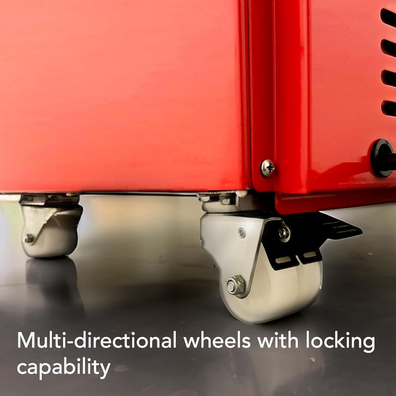 Whynter TBR-185SR 1.8 cu. ft. Portable Tool Box Refrigerator with 2 Drawers and Lock, One Size, Powder Coated Red