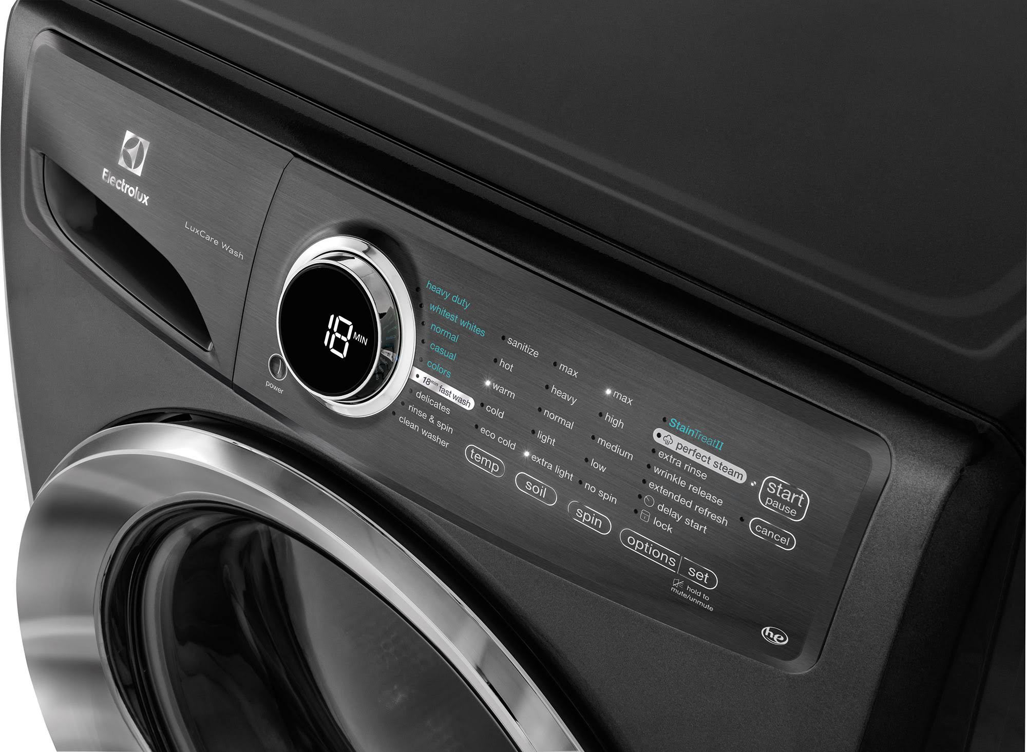 Electrolux Luxcare 4.3 Cu. ft. Front Load Washer Titanium EFLS517STT