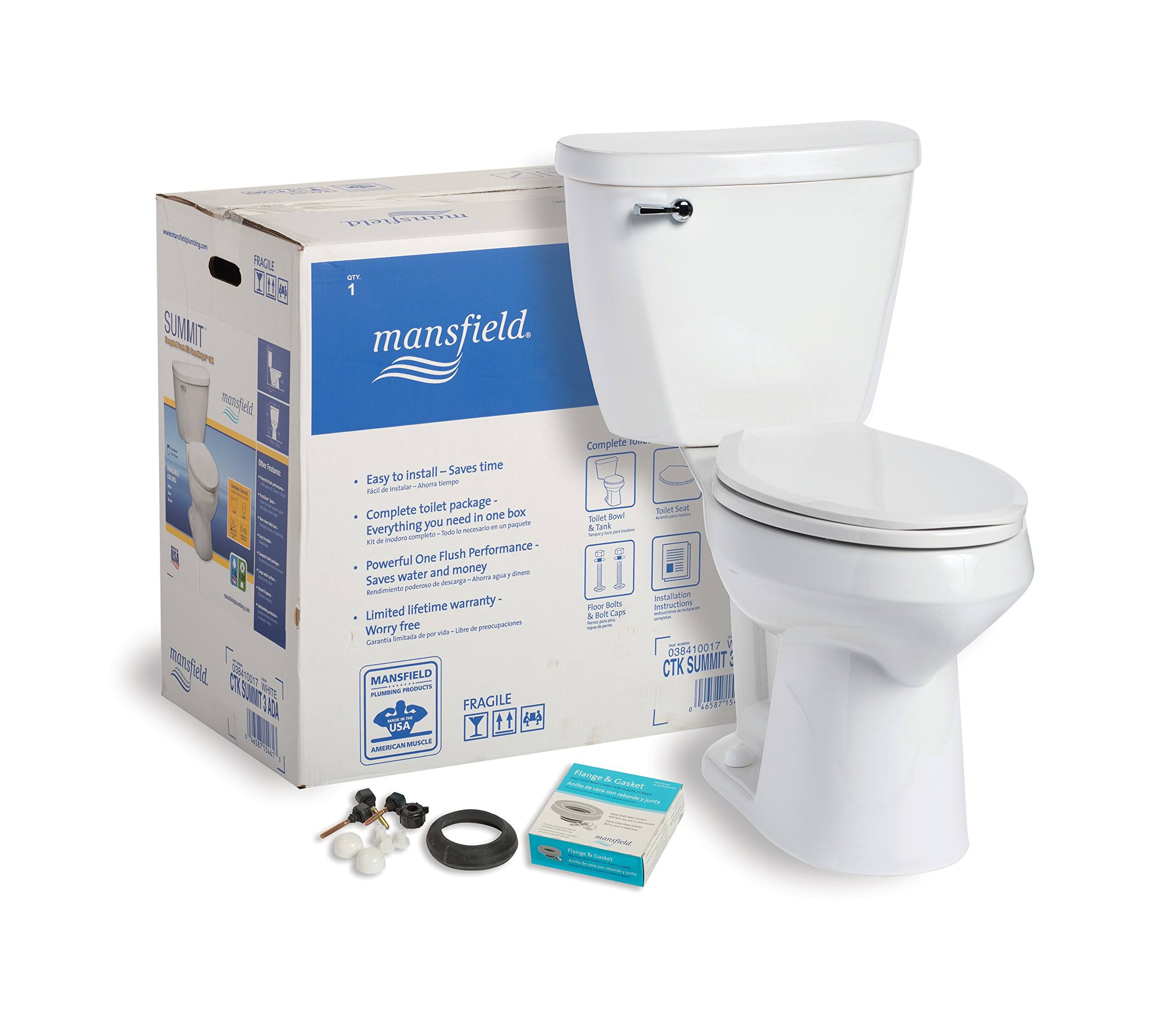 Mansfield Summit SmartHeight Complete Toilet White 4385Ctk