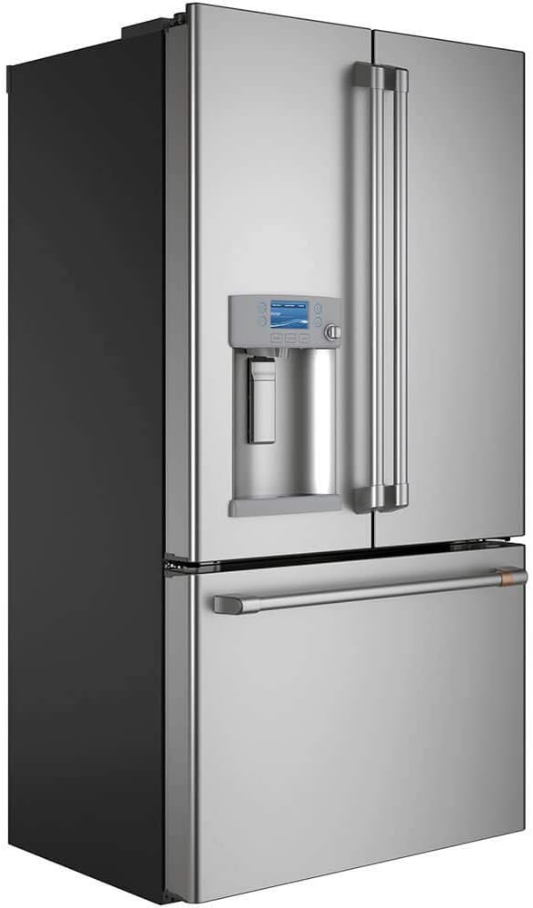 Cafe CYE22TP2MS1 22.2 cu. ft. Smart French Door Refrigerator in Stainless Steel, Counter Depth and ENERGY STAR
