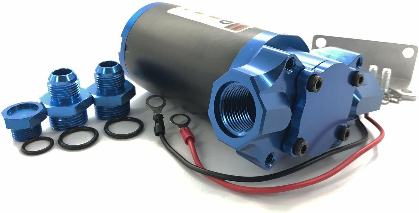 400 GPH Electric Fuel Pump Billet Electric Gas Alcohol Pump W/ By pass Street Racing