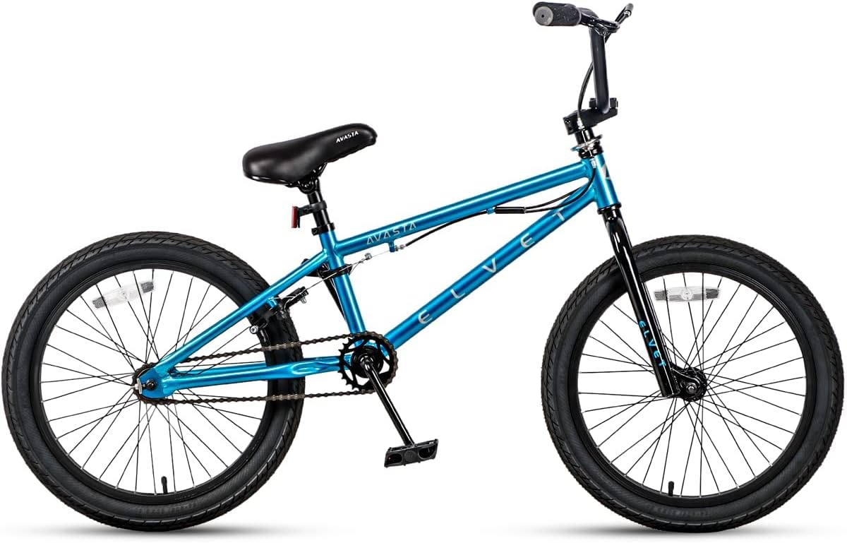 AVASTA 18" 20" Kids BMX Bike, Freewheel BMX Bike for Beginner Riders, Blue/Mint/Black