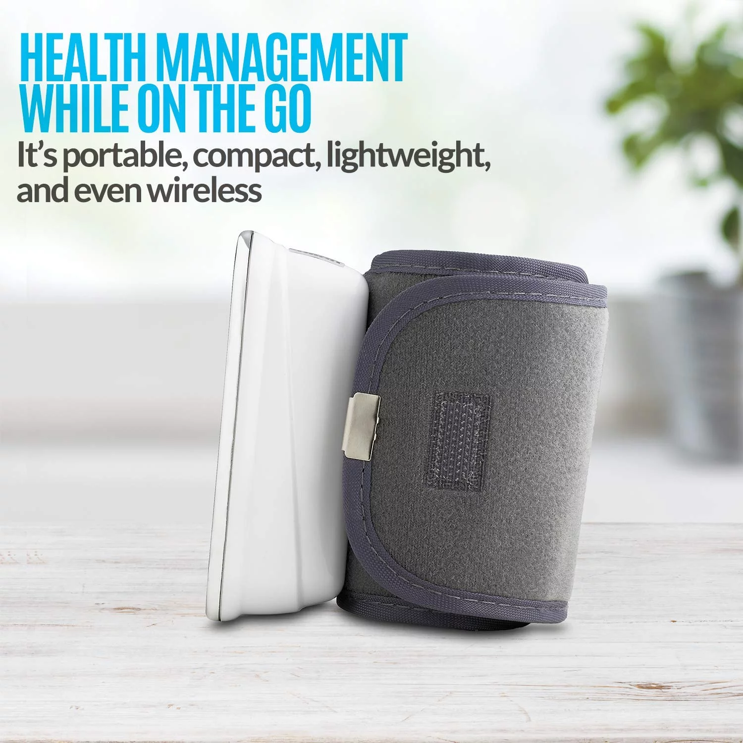 Blood Pressure Cuff Wrist with Monitor and Portable Fully Automatic BP Machine Band by MEDca - Curated Treasures Market
