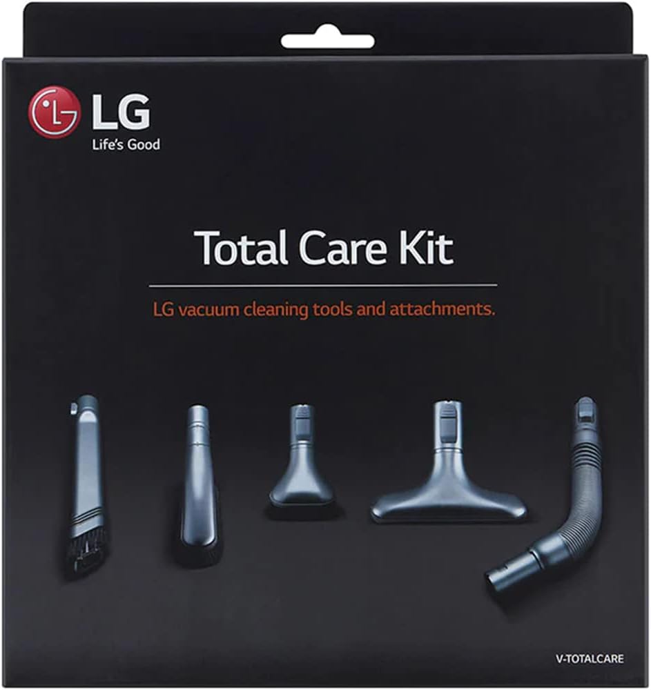 LG A925KSM CordZero A9 Kompressor Stick Vacuum, Matte Silver Bundle V-Totalcare Vacuum Cleaning Tools and Attachments