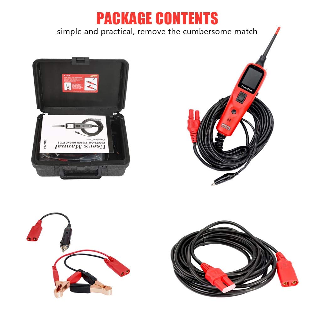 Autel PowerScan PS100 Automotive Circuit Tester Probe Kit Electrical System Diagnostic Tool