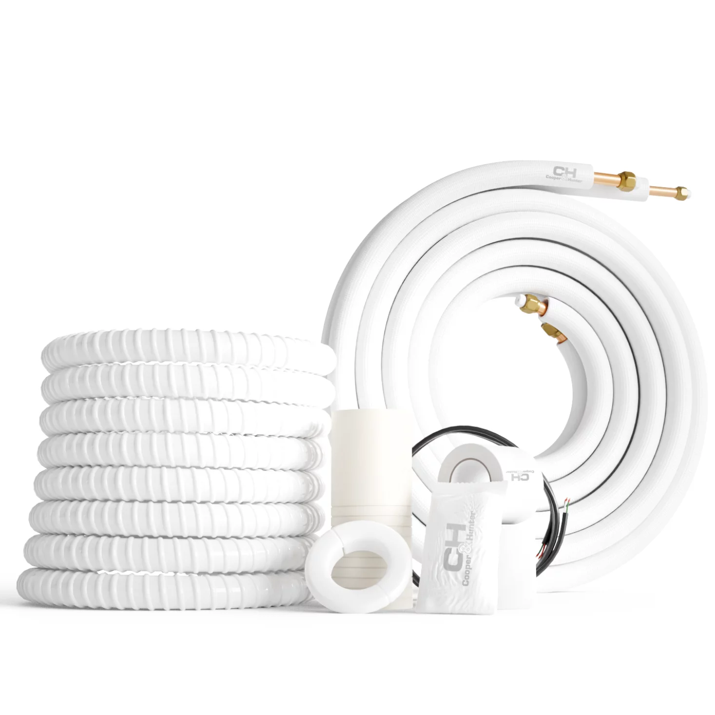 Cooper & Hunter 6000 BTU 115V Wall Mounted Mini Split Heat Pump Air Conditioner With 16ft Kit Cover 250 Sq Ft WiFi