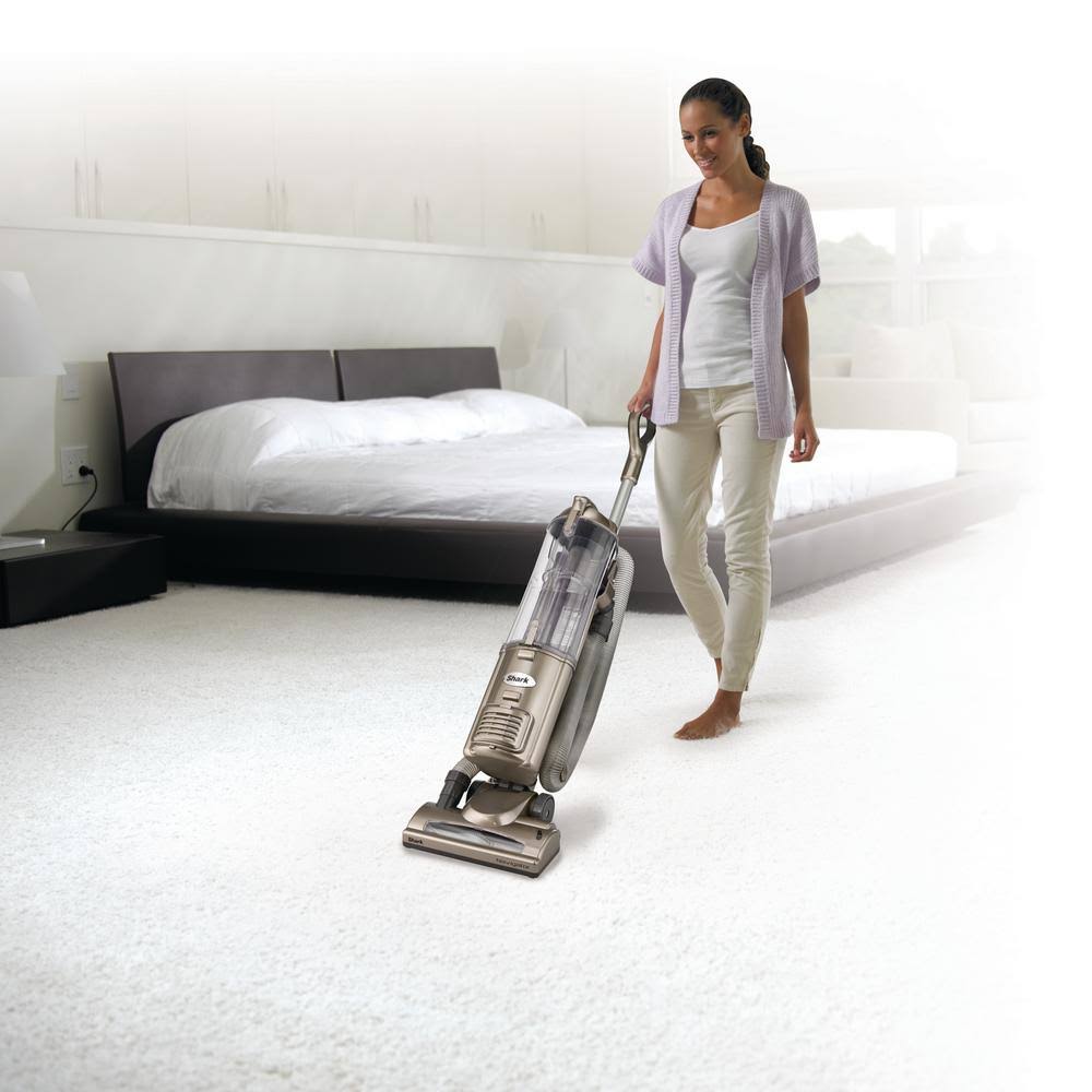 Shark NV42 Navigator Deluxe Upright Bagless Vacuum, Gold (Certified Refurbished)