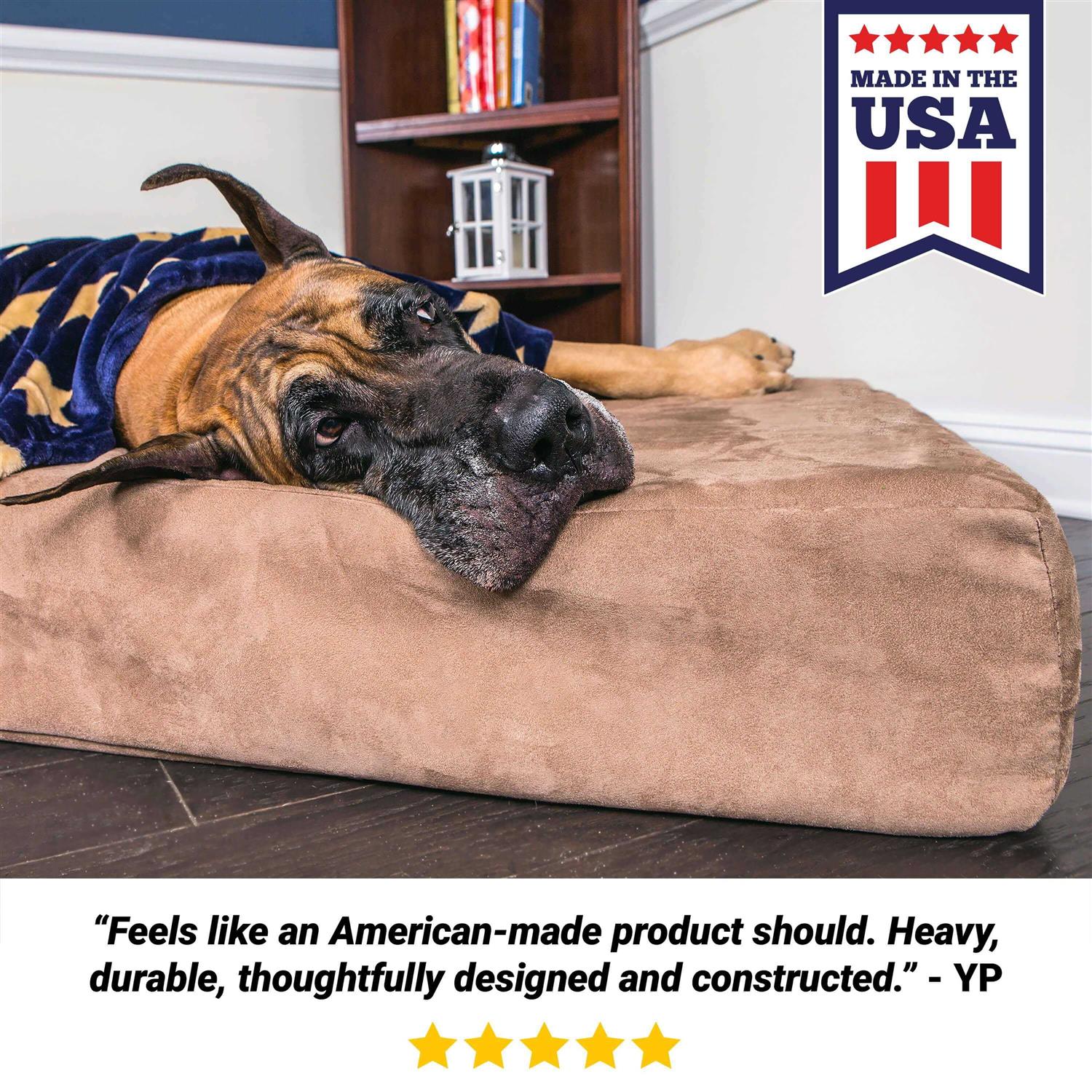Big Barker Headrest Pillow Top Orthopedic Dog Bed - Pet Supplies online store
