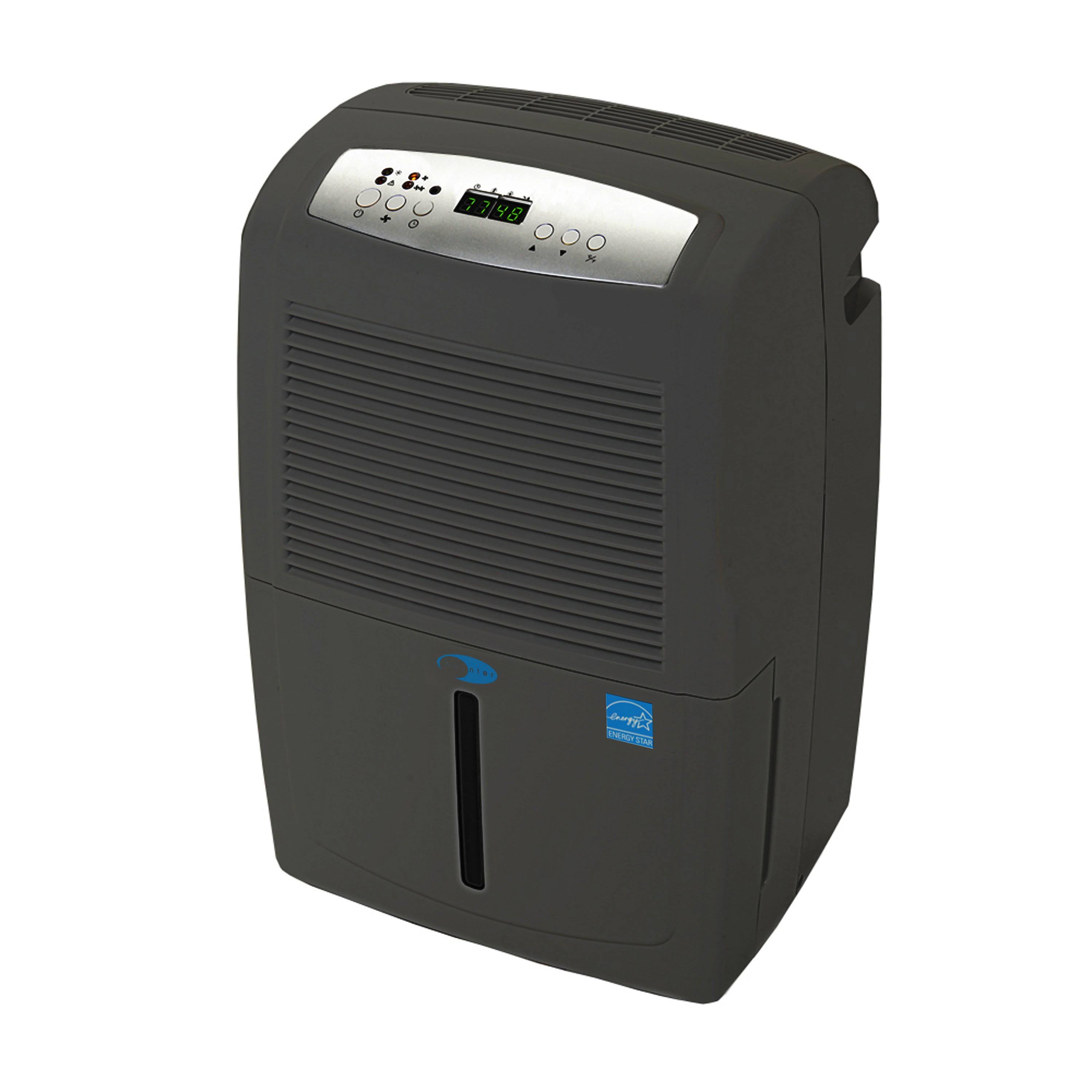 Whynter Energy Star 50 Pint High Capacity Up to 4000 Sq ft Portable Dehumidifier with Pump &ndash; Gray RPD-561EGP