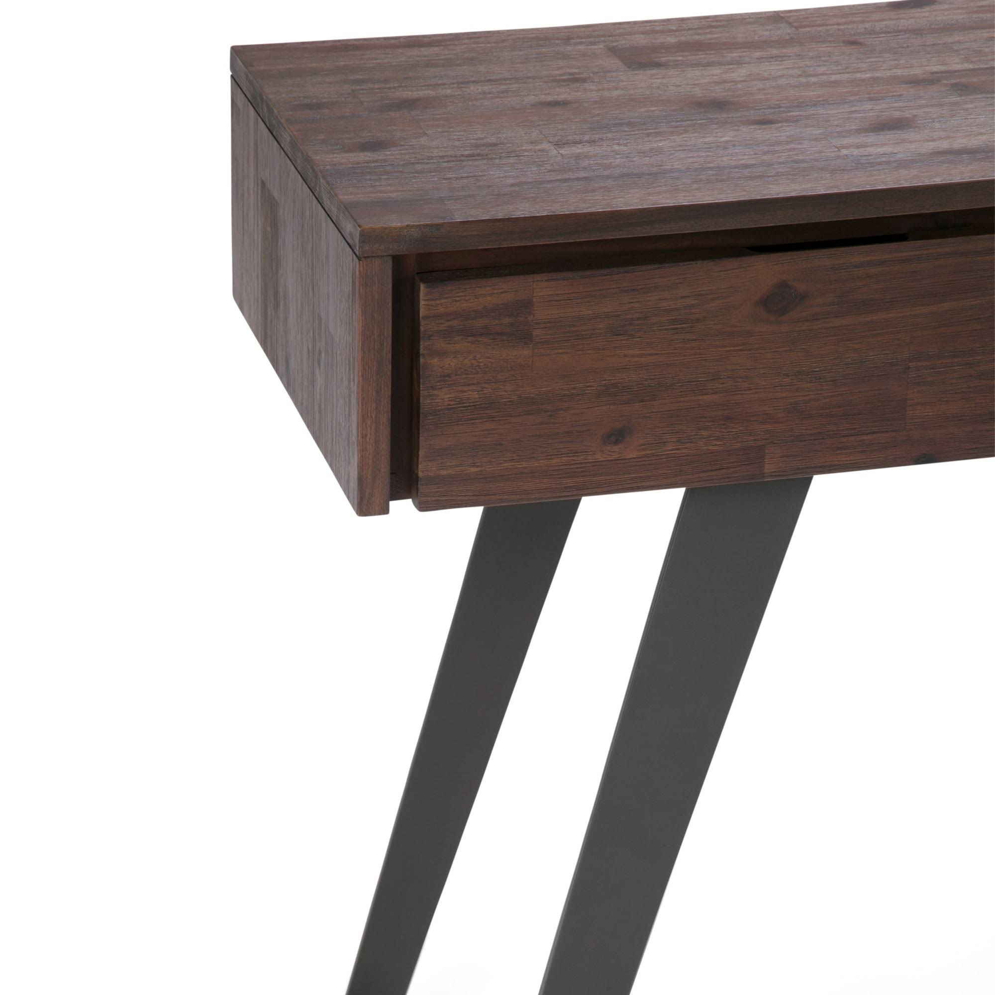 Wyndenhall Mitchell Solid Acacia Console Sofa Table, Brown