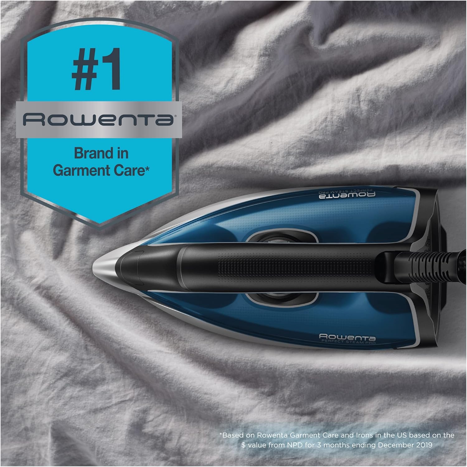 Rowenta Perfect Steam Pro Stainless Steel Soleplate Professional Steam Station & X-Cel Handheld Steamer for Clothes 25 Second Heatup, 6.7 Ounce Capacity, Cotton