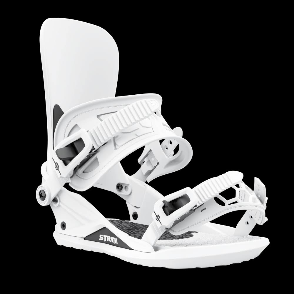Union Strata Snowboard Bindings White M