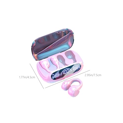 Wireless Ear Clip Skeleton Conduction Headphones Bones Conduction Headphones Bluetooth 5.3 Waterproofs Open Ear Headphones Apply for Running Sports Cycling Driving Prime Shopping Online