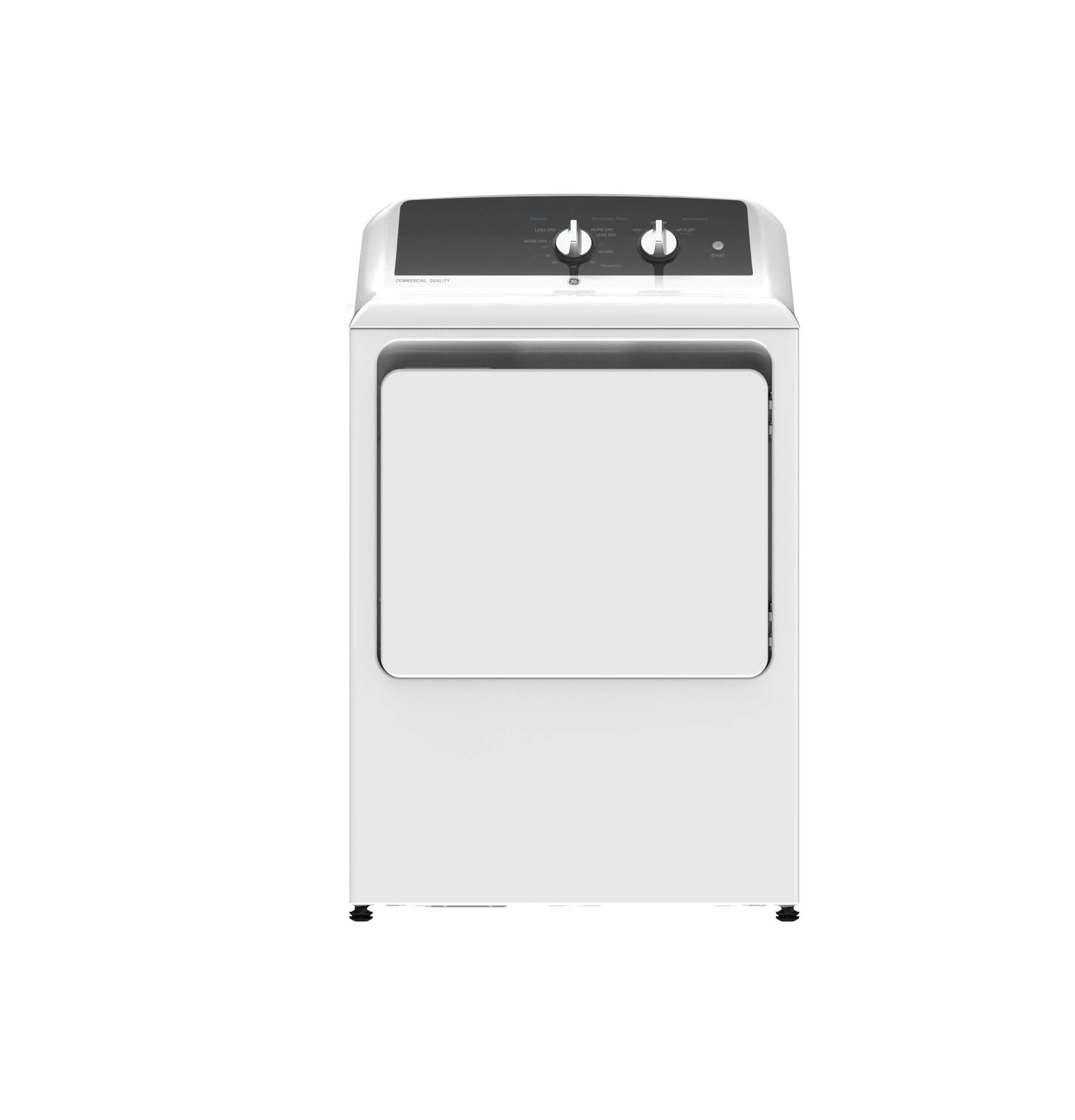 Ge Gtx52easp 27" Wide 6.2 Cu. Ft. Electric Dryer - White