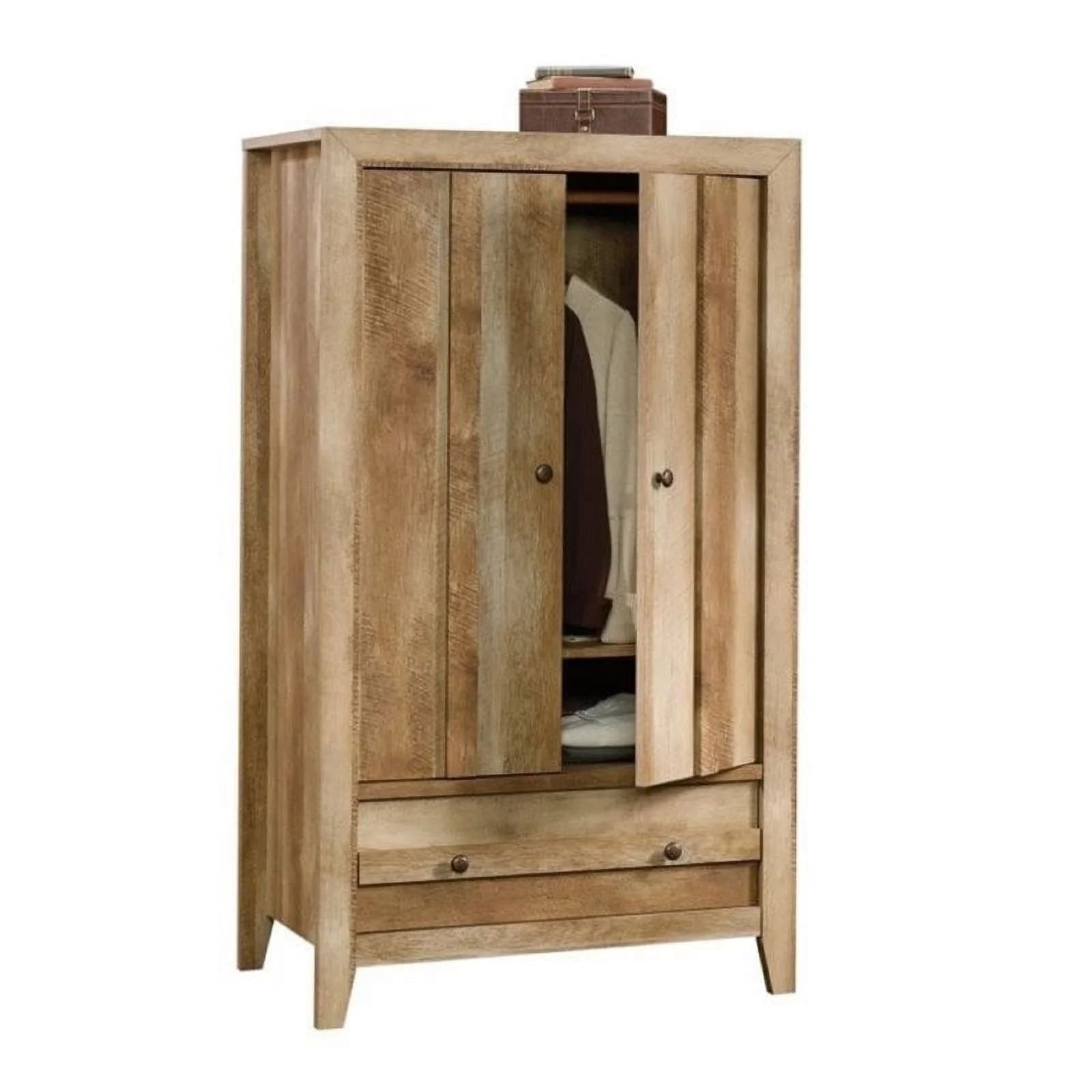 Pemberly Row Armoire in Craftsman Oak