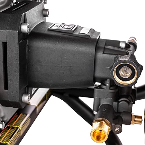 Simpson Cleaning 3400 PSI Gas Pressure Washer, 2.5 GPM Power Washer for Residential Use, CRX Engine, 25-Foot MorFlex Hose, Clean Machine, 49-State (CM61083)