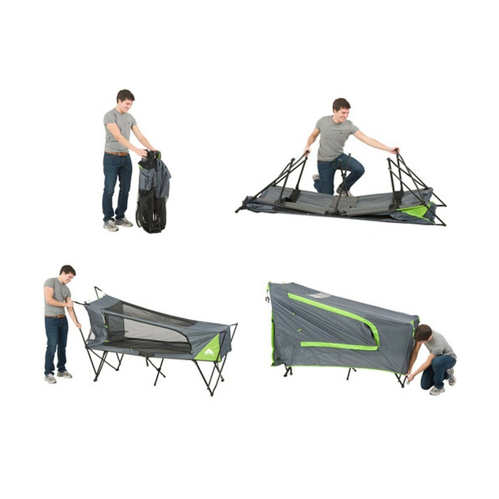 Ozark Trail Instant Tent Cot with Rainfly, Sleeps 1