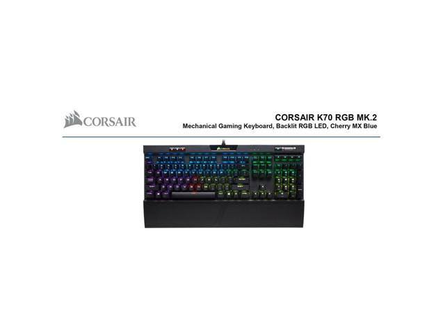 Corsair K70 RGB MK.2 Mechanical Gaming Keyboard Ch-9109011-na