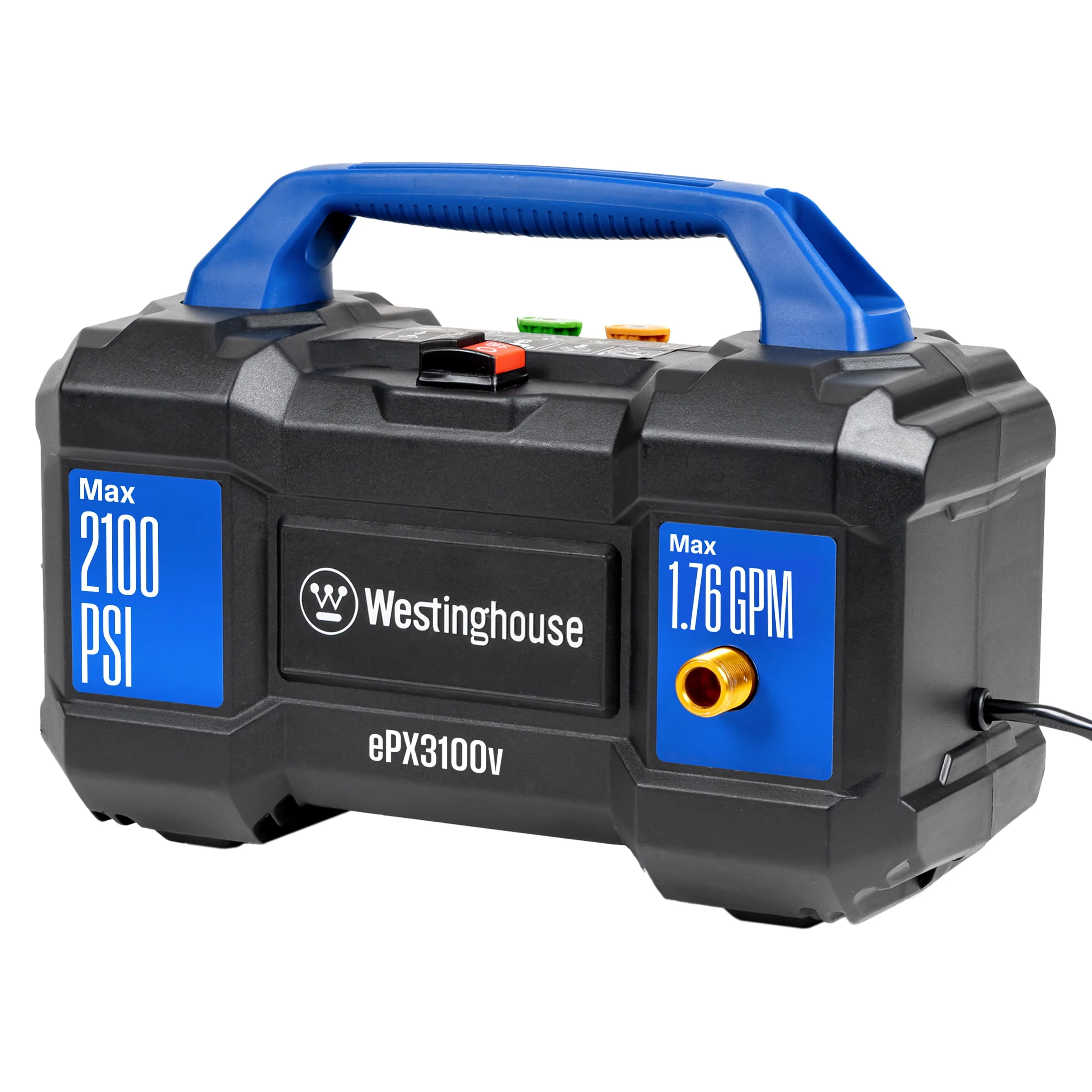 Westinghouse 2300 Max PSI Electric Pressure Washer, 1.76-GPM, Soap Tank, 5 Nozzles