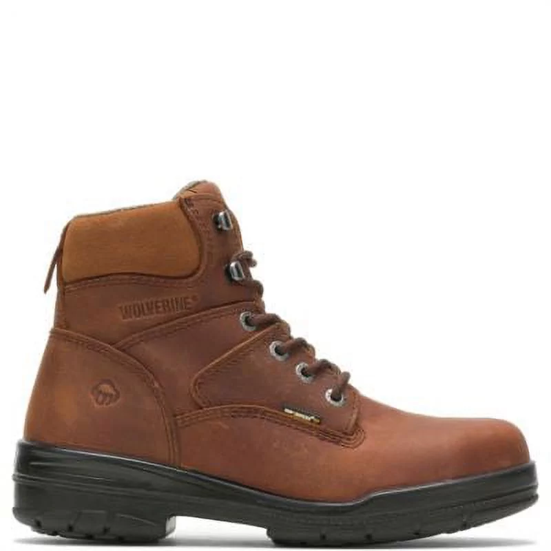 Wolverine DuraShocks Slip Resistant 6" Work Boot Men Dark Brown - Curated Treasures Market