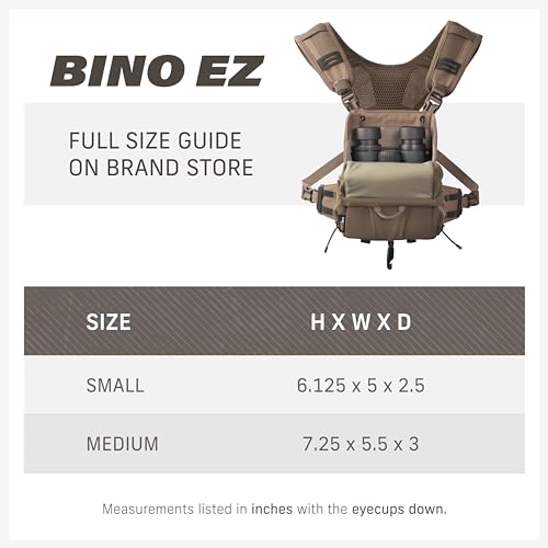 Badlands Bino EZ | Modular Binocular Harness System for Optimal Performance and Durability, Approach, Small