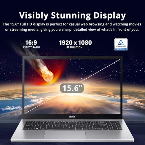 acer Aspire 3 Laptop | 15.6" Full HD Display | AMD Ryzen 7 5700U Processor | AMD Radeon Graphics | 16GB RAM | 512GB SSD | Wi-Fi 6 | Windows 11 Home | DealExpress Accessories