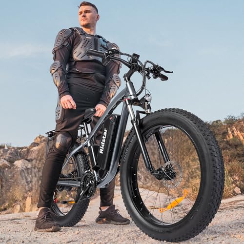 YVY Electric Bike for Adults, 26"x4.0" Fat Tire All Terrain Ebike, 1500/2000W Dual Motors - 48V 15/23AH Removable Battery - 7 Speeds - LCD Display - F/R Shocks - Oil Disc Brakes - 30-60Mile/31-35MPH