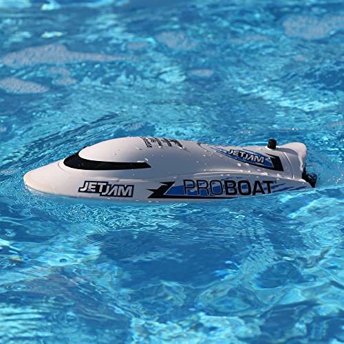 Pro Boat RC Jet Jam V2 12" Self-Righting Pool Racer Brushed RTR Batteries for Transmitter Not Included Orange PRB08031V2T1