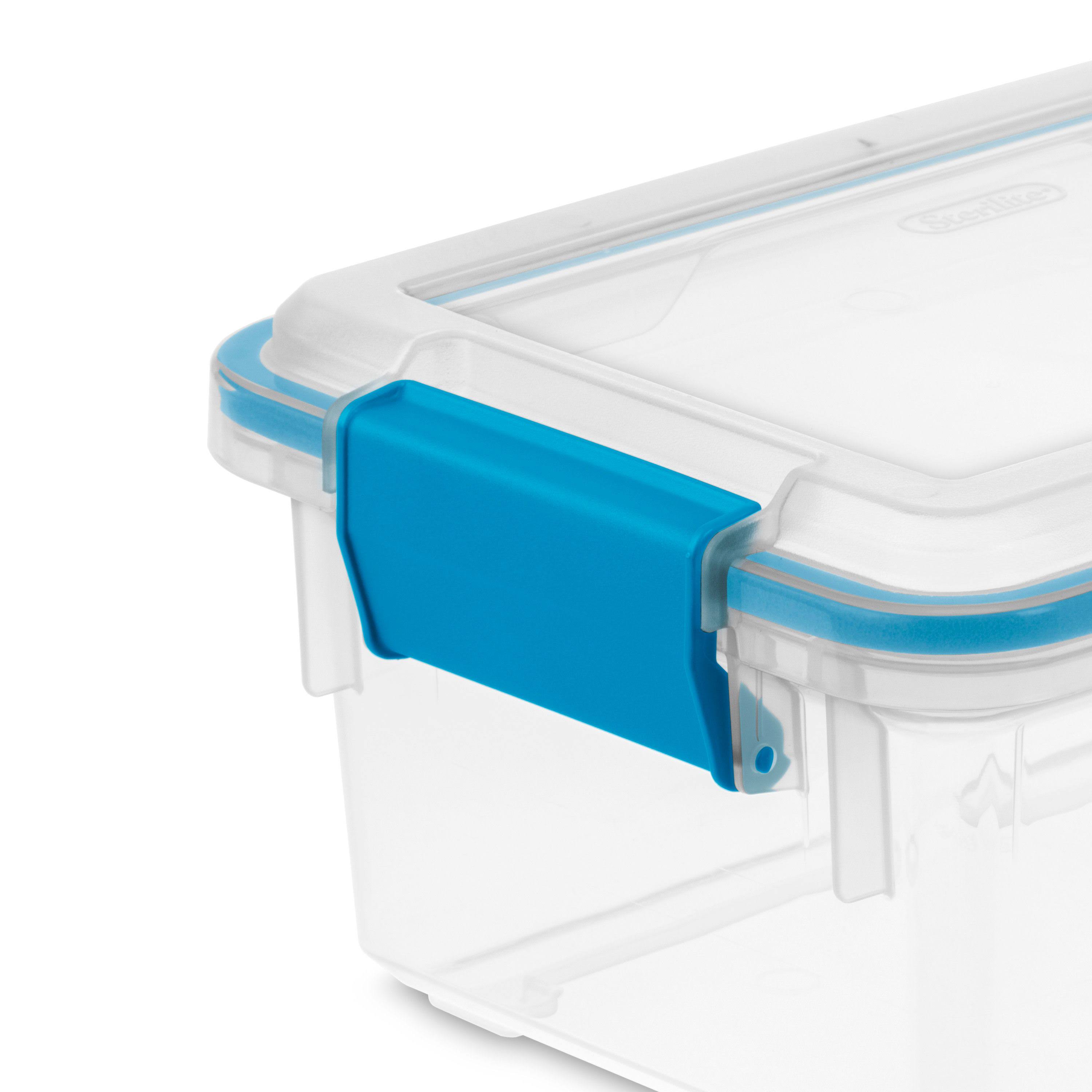 Sterilite 19414306 7.5 Quart Clear Plastic Storage Box u0026 Lid w/ Latches (6 Pack) at Spreetail (VMinnovations | VM Express)