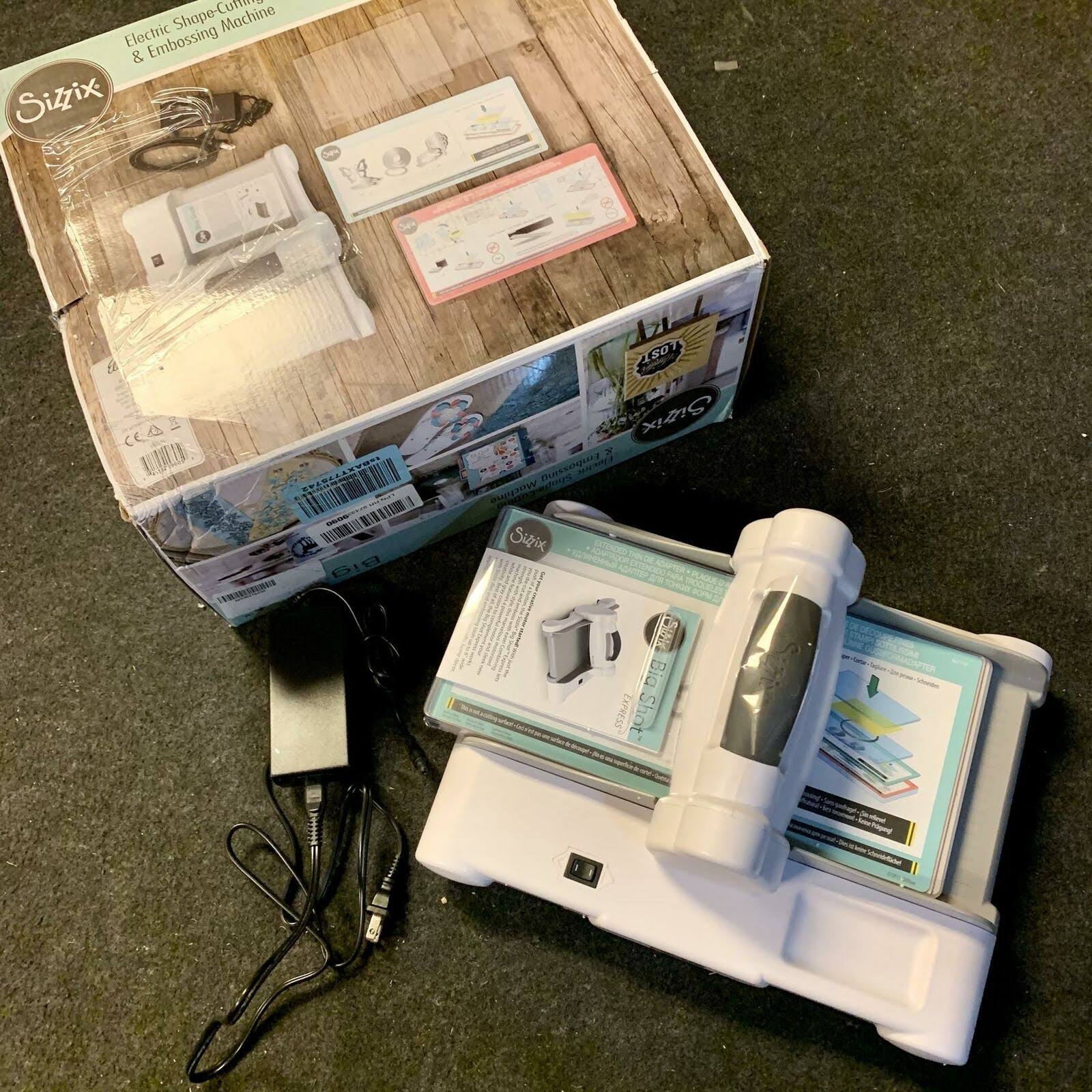 Sizzix - Big Shot Express Machine - White u0026 Gray US Version