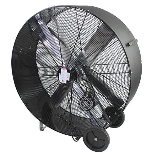 Maxx Air 42" High Velocity Industrial Belt Drive Barrel Fan. Damage and Dent Resistant.
