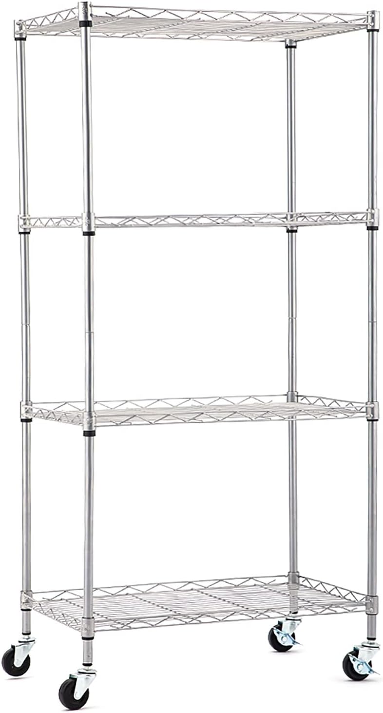 NW Wire Shelving Casters,2 Diameter,Set of 4,Caster Roller Wheels for Shelving Unit,Wire Shelf Wheels,Wire Rack Wheels Industrial, Black,Heavy Duty