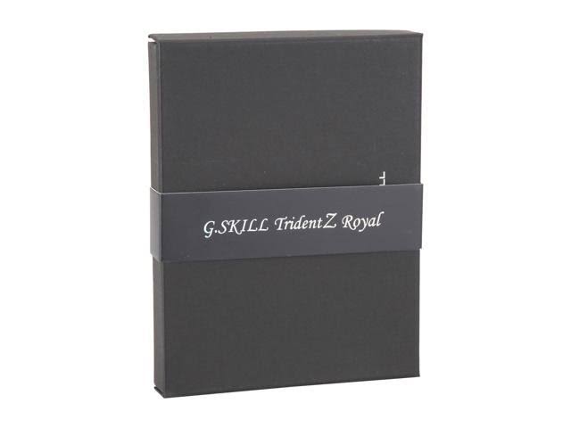 G.SKILL Trident Z Royal Series 32GB (2 x 16GB) 288-Pin RGB DDR4 SDRAM DDR4 3000 (PC4 24000) Desktop Memory Model F4-3000C16D-32G