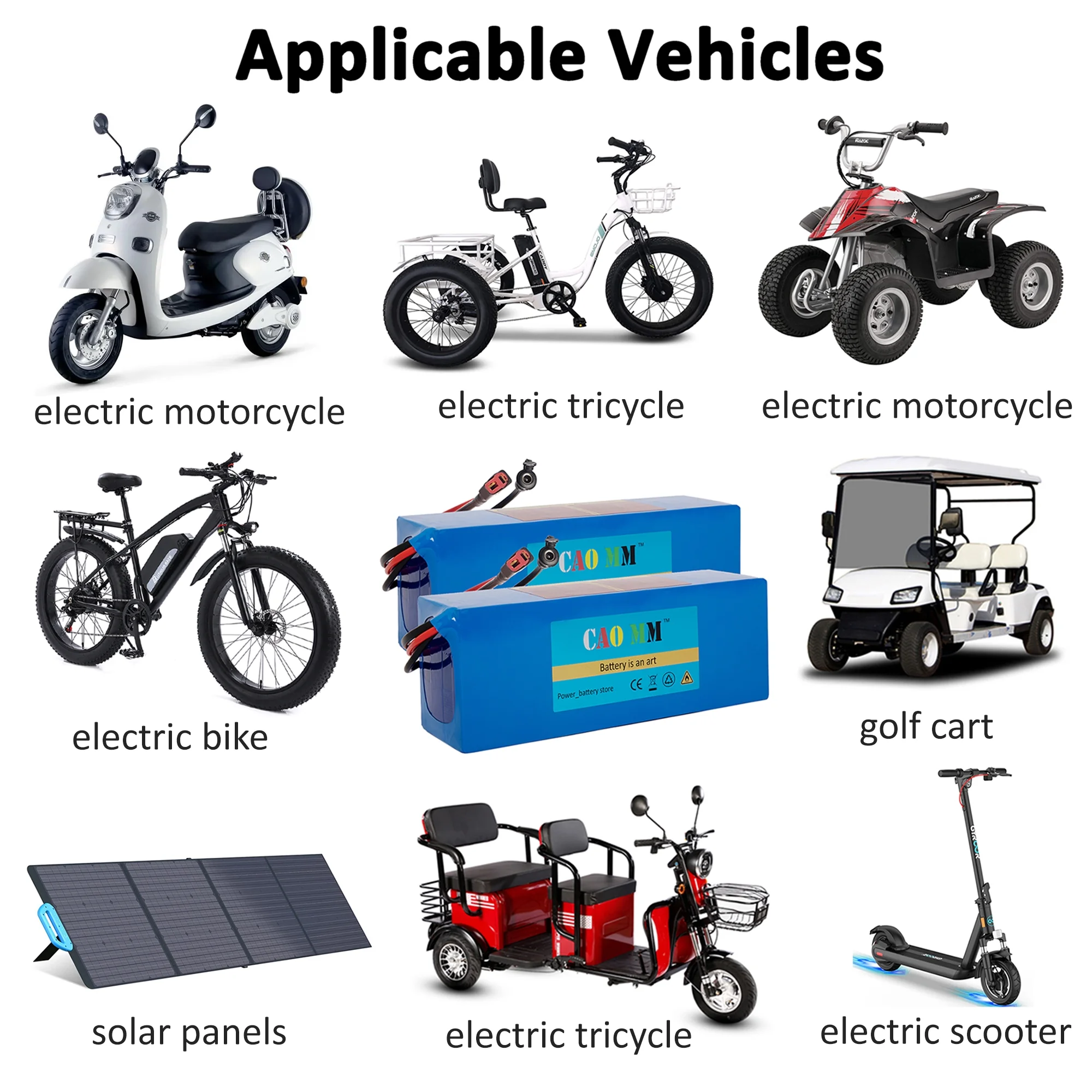 48V 20Ah Lithium Battery with Charger 48V Ebike Battery Bicycle Battery for 1200W Electirc Tricycle