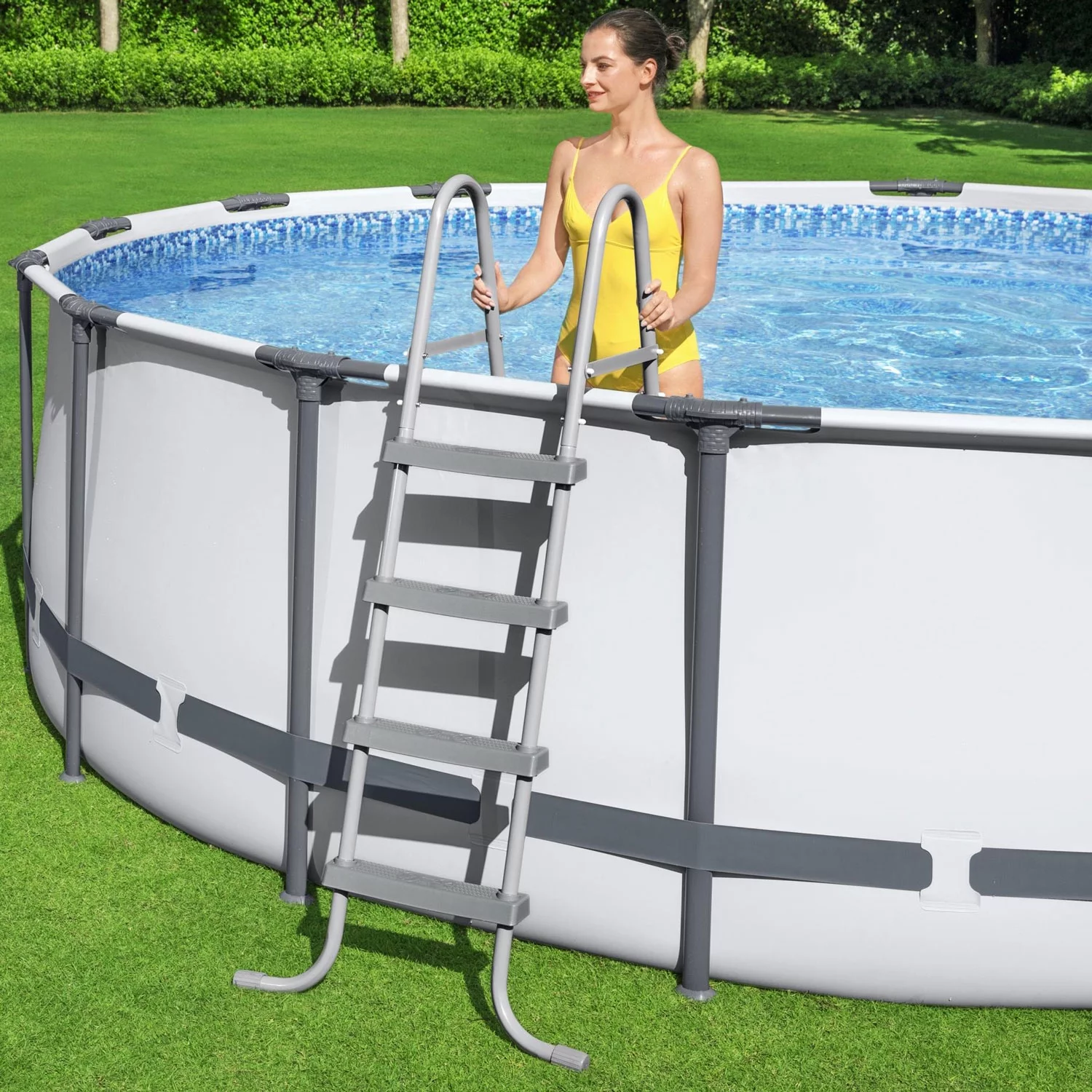 Bestway Steel Pro MAX 14' x 48" Round Above Ground Swimming Pool Set