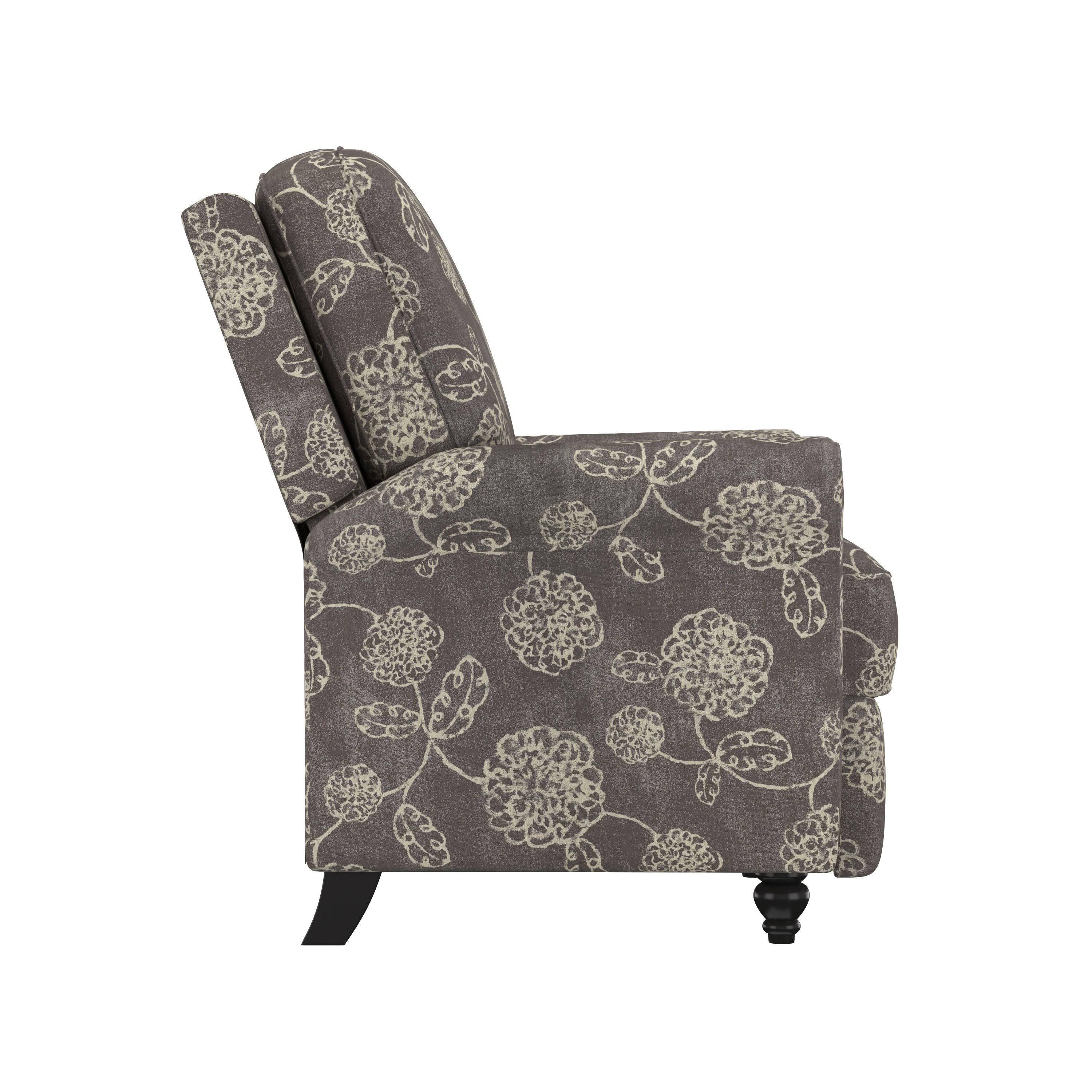 ProLounger Push Back Recliner Chair in Warm Multi Floral - Warm Floral Pod