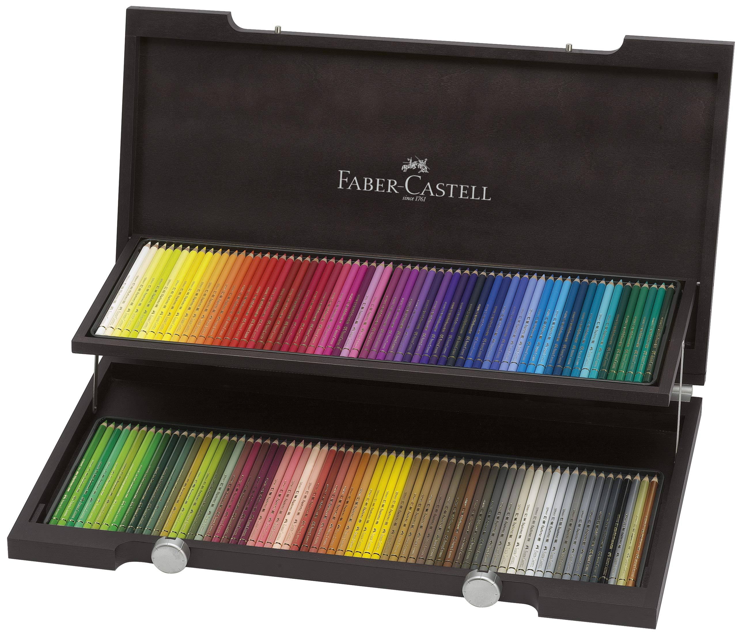 Faber-Castell Polychromos 120 Pencil Wood Box Set