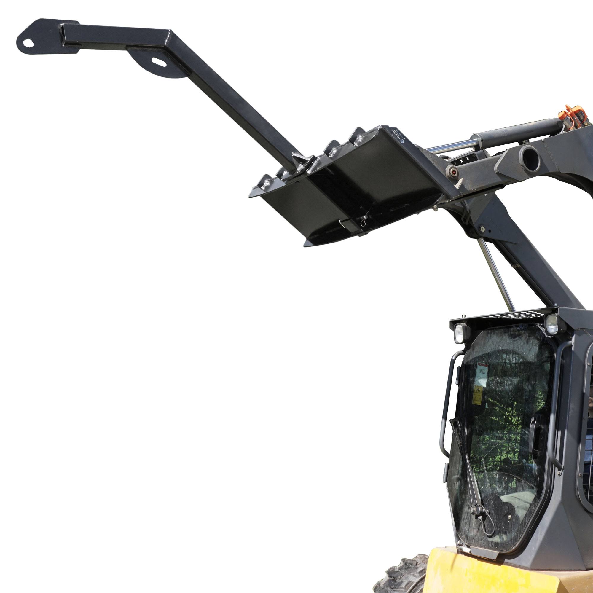 Titan Attachments Tree Boom Attachment 60x22 Bobcat Skid Steer Lift Pole Jib Hoist Crane 3500 lbs CA