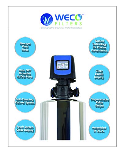 WECO Whole House Filter with KDF-85 for Hydrogen Sulfide and Iron Removal