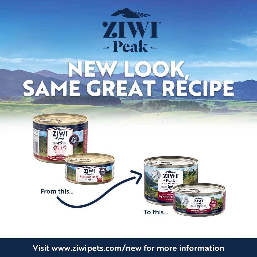 Ziwi Peak Venison Recipe Canned Cat Food 6.5-oz Case of 12 - Pet Supplies online store
